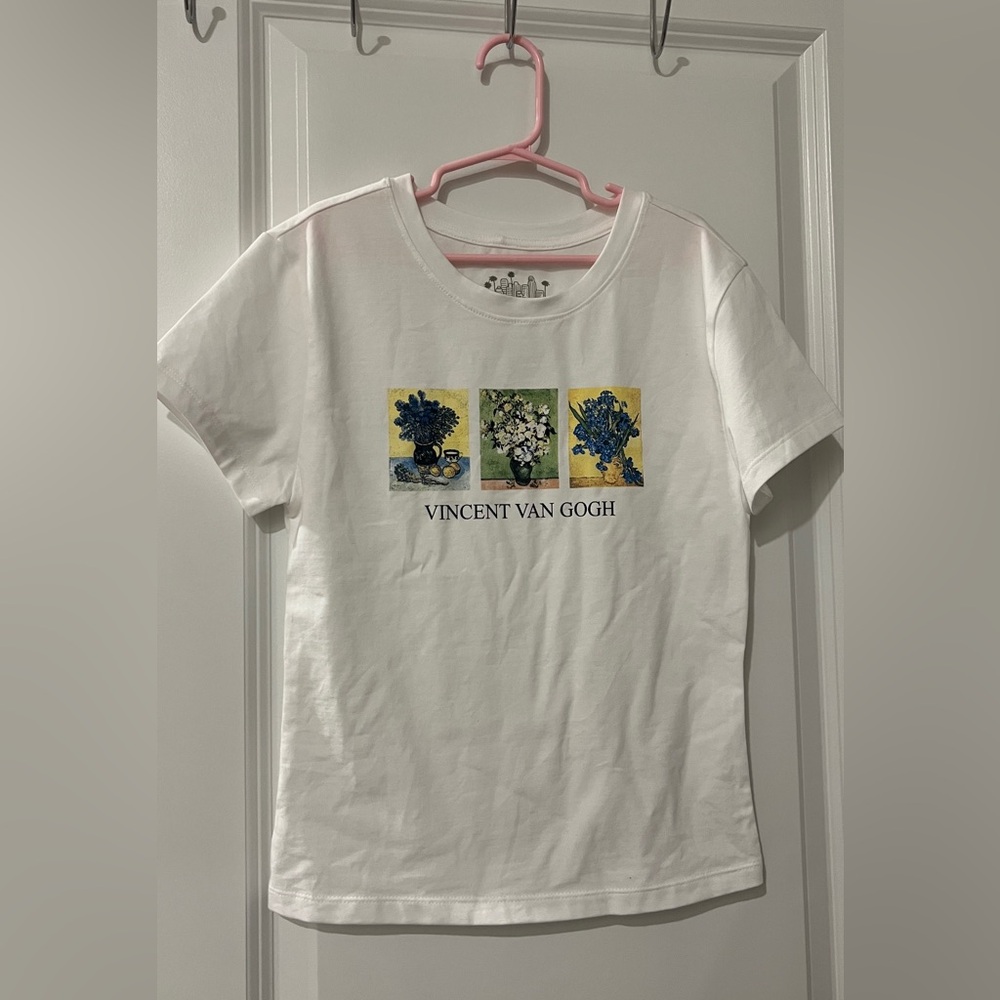 Vincent Van Gogh White Graphic Tee